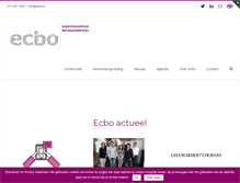 Tablet Screenshot of ecbo.nl